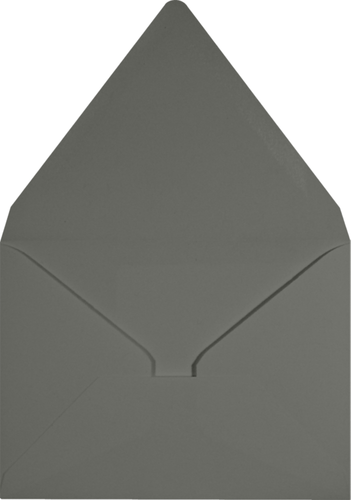 Dark Smoke Gray 32lb A2 Contour Flap Envelopes (4 3/8 x 5 3/4)
