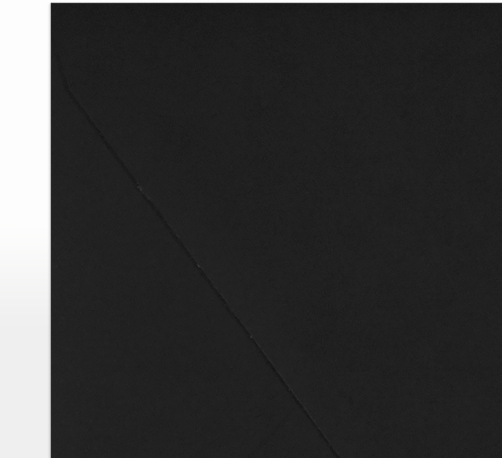 Smooth Midnight Black 32lb A2 Contour Flap Envelopes (4 3/8 x 5 3/4