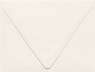 Natural Recycled 32lb A2 Contour Flap Envelopes (4 3/8 x 5 3/4