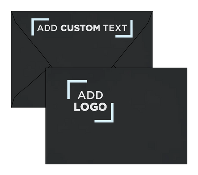 Smooth Midnight Black 32lb A4 Contour Flap Envelopes (4 1/4 x 6 1/4)