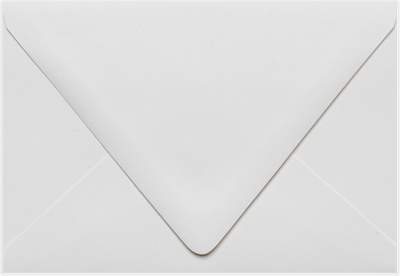White Recycled 32lb A4 Contour Flap Envelopes (4 1/4 x 6 1/4)