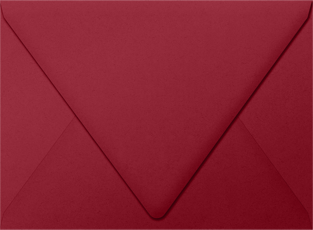Garnet Dark Red 32lb A6 Contour Flap Envelopes (4 3/4 x 6 1/2)