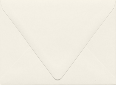 Natural Recycled 32lb A6 Contour Flap Envelopes (4 3/4 x 6 1/2)