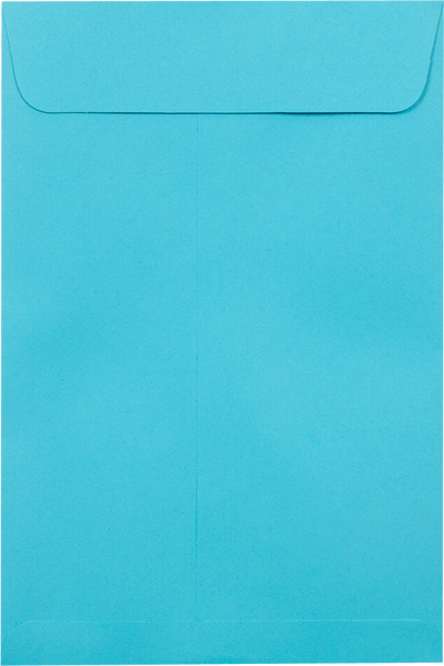 Pool Blue 32lb 6 x 9 Open End Envelopes with Peel & Seal