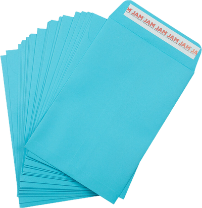 Pool Blue 32lb 6 x 9 Open End Envelopes with Peel & Seal
