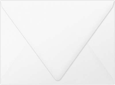 White 28lb A7 Contour Flap Envelopes (5 1/4 x 7 1/4)