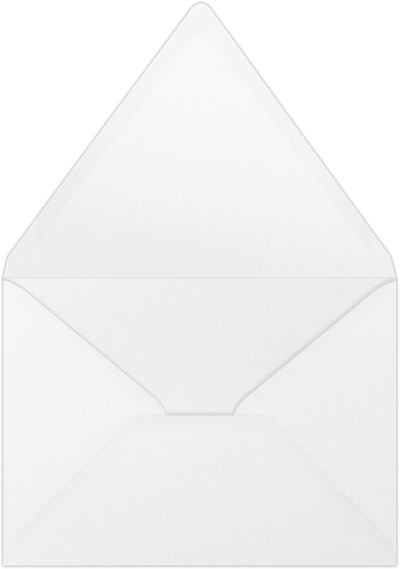 White 28lb A7 Contour Flap Envelopes (5 1/4 x 7 1/4)
