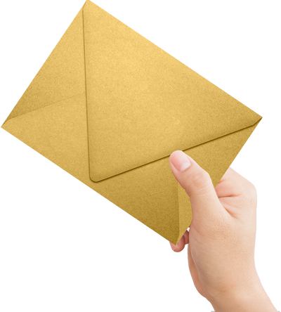 Gold Metallic 32lb A7 Contour Flap Envelopes (5 1/4 x 7 1/4)