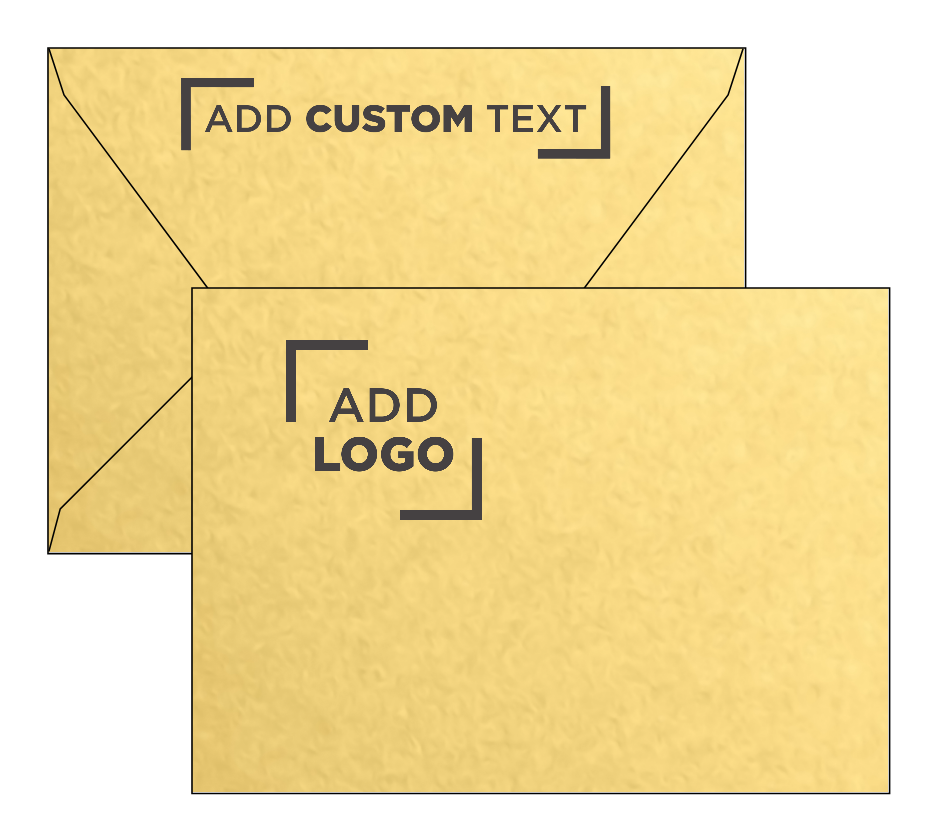 Gold Metallic 32lb A7 Contour Flap Envelopes (5 1/4 x 7 1/4)