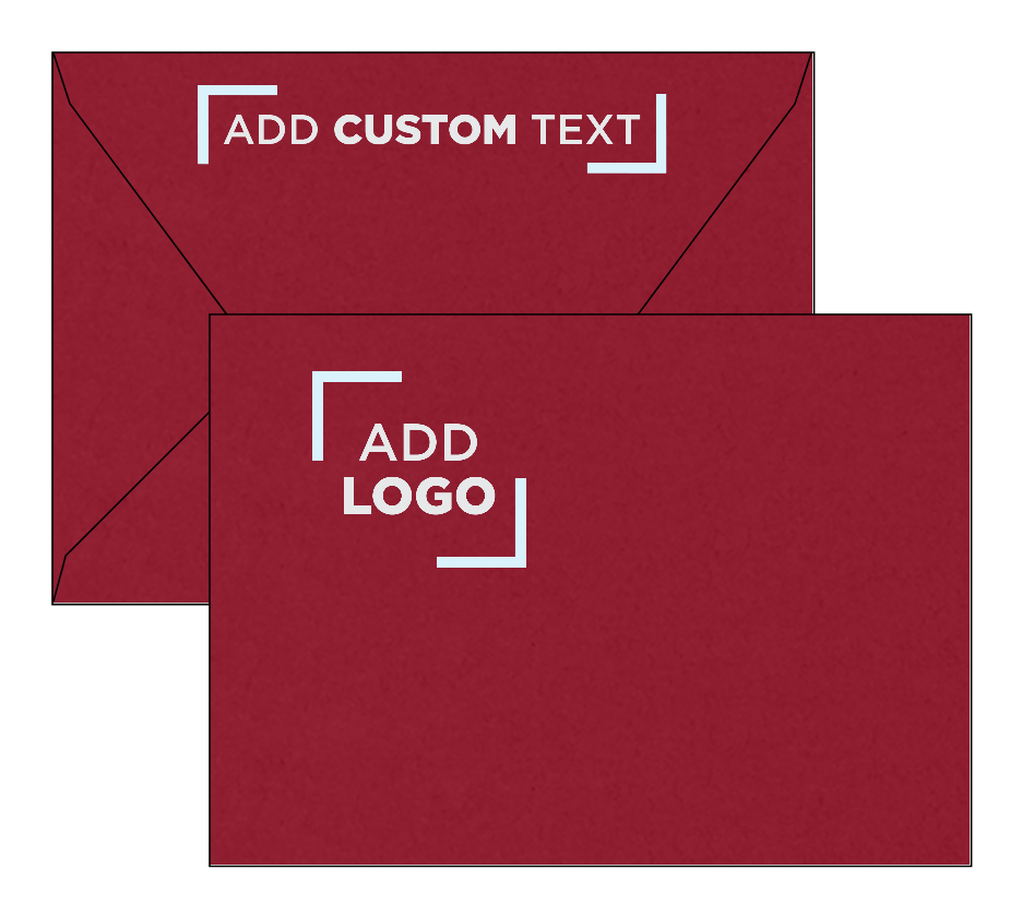 Garnet Dark Red 32lb A7 Contour Flap Envelopes (5 1/4 x 7 1/4)