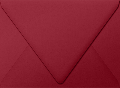 Garnet Dark Red 32lb A7 Contour Flap Envelopes (5 1/4 x 7 1/4)