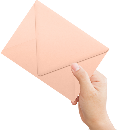 Blush Pink 32lb A7 Contour Flap Envelopes (5 1/4 x 7 1/4)