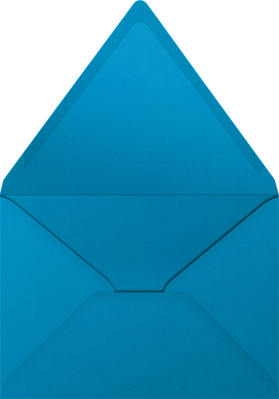 Pool Blue 32lb A7 Contour Flap Envelopes (5 1/4 x 7 1/4)