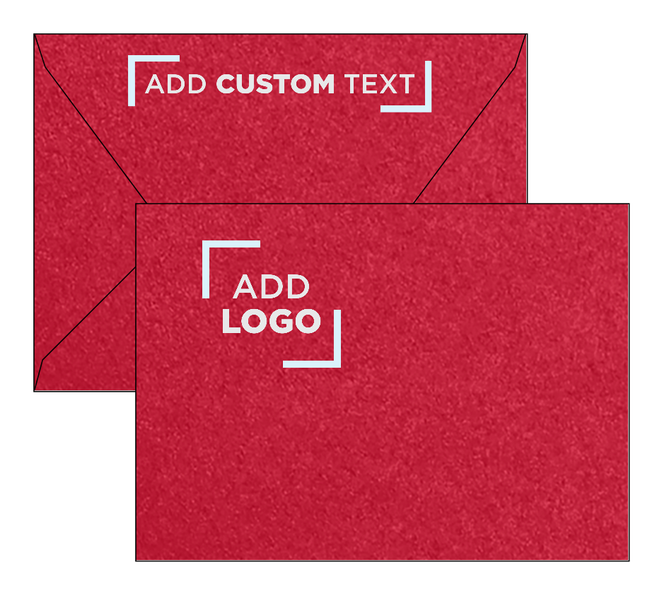 Jupiter Red Metallic 32lb A7 Contour Flap Envelopes (5 1/4 x 7 1/4)
