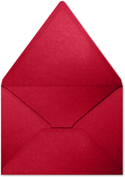 Jupiter Red Metallic 32lb A7 Contour Flap Envelopes (5 1/4 x 7 1/4)