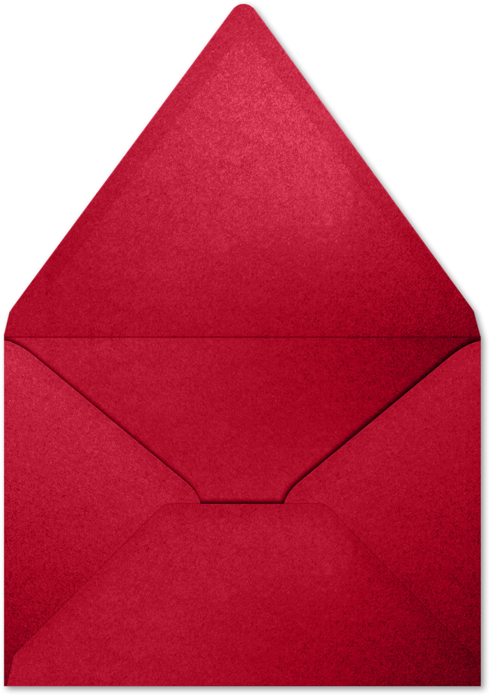 Jupiter Red Metallic 32lb A7 Contour Flap Envelopes (5 1/4 x 7 1/4)