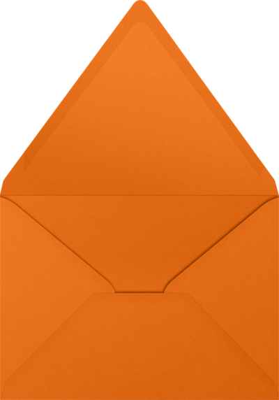 Mandarin Orange 32lb A7 Contour Flap Envelopes (5 1/4 x 7 1/4)