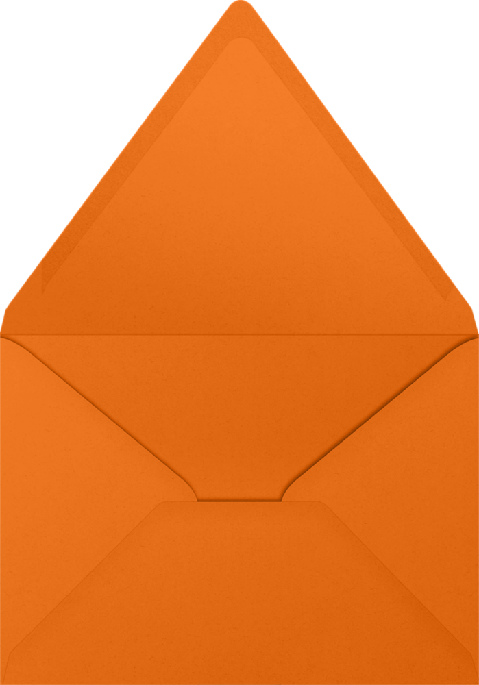 Mandarin Orange 32lb A7 Contour Flap Envelopes (5 1/4 x 7 1/4)