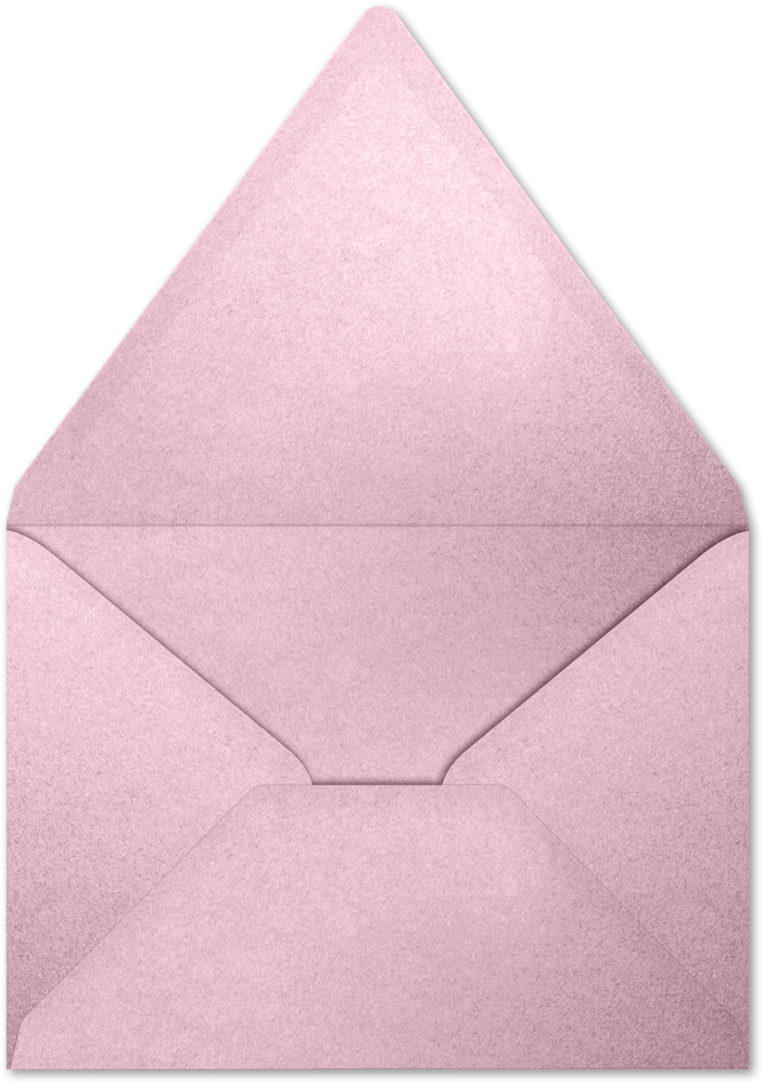 Pink Rose Metallic 32lb A7 Contour Flap Envelopes (5 1/4 x 7 1/4)