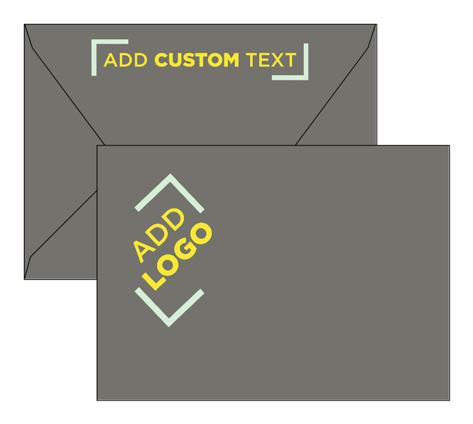 Dark Smoke Gray 32lb A7 Contour Flap Envelopes (5 1/4 x 7 1/4)