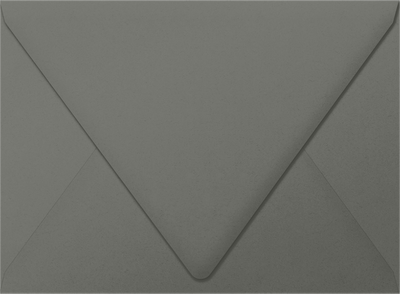 Dark Smoke Gray 32lb A7 Contour Flap Envelopes (5 1/4 x 7 1/4)