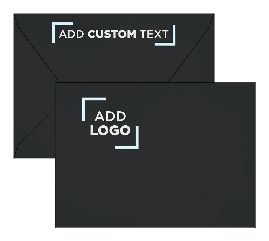 Smooth Midnight Black 32lb A7 Contour Flap Envelopes (5 1/4 x 7 1/4)