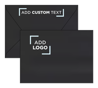 Black Linen 32lb A7 Contour Flap Envelopes (5 1/4 x 7 1/4)