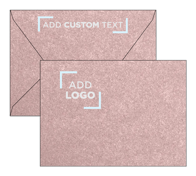 Misty Rose Pink Metallic 84lb A7 Contour Flap Envelopes (5 1/4 x 7 1/4)