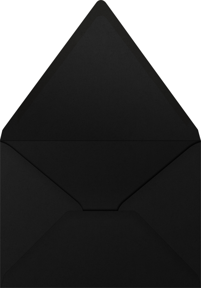 Smooth Midnight Black 32lb A7 Contour Flap Envelopes (5 1/4 x 7 1/4)