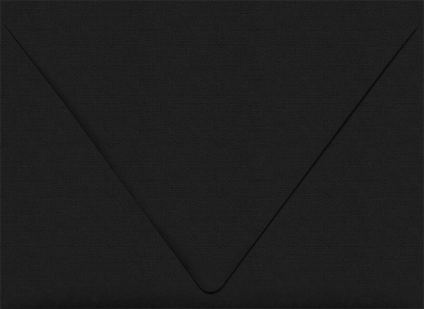 Black Linen 32lb A7 Contour Flap Envelopes (5 1/4 x 7 1/4)
