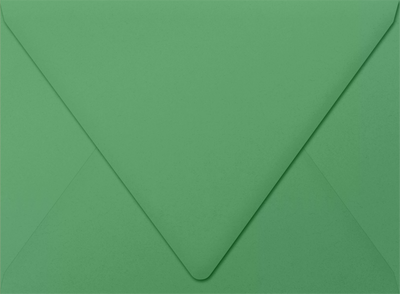 Holiday Green 32lb A7 Contour Flap Envelopes (5 1/4 x 7 1/4)