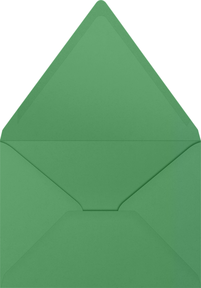 Holiday Green 32lb A7 Contour Flap Envelopes (5 1/4 x 7 1/4)