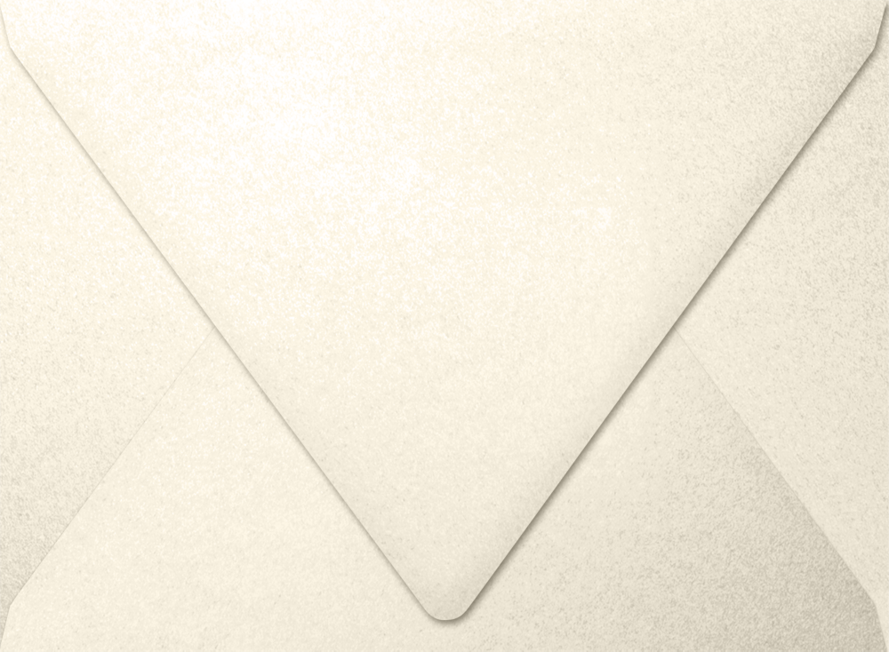Champagne Ivory Metallic 32lb A7 Contour Flap Envelopes (5 1/4 x 7 1/4)