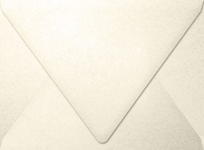 Champagne Ivory Metallic 32lb A7 Contour Flap Envelopes (5 1/4 x 7 1/4)