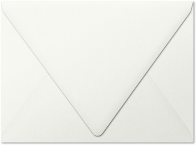 Natural 100% Cotton 32lb A7 Contour Flap Envelopes (5 1/4 x 7 1/4)