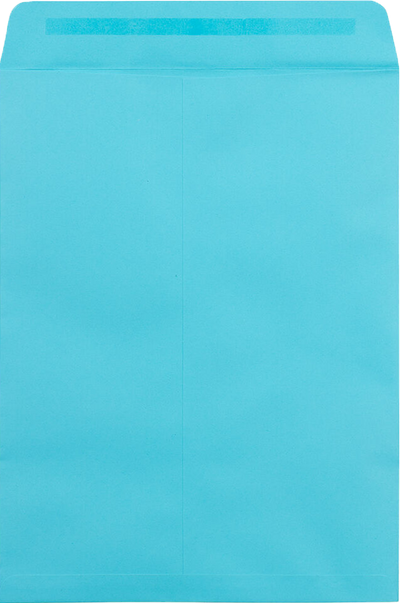 Pool Blue 32lb 9 x 12 Open End Envelopes with Peel & Seal