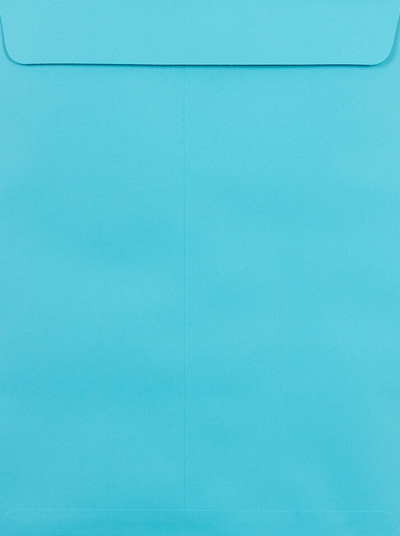 Pool Blue 32lb 9 x 12 Open End Envelopes with Peel & Seal
