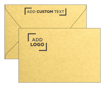 Gold Metallic 32lb A9 Contour Flap Envelopes (5 3/4 x 8 3/4)