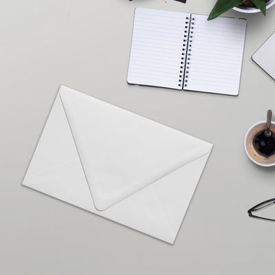 White Recycled 32lb A9 Contour Flap Envelopes (5 3/4 x 8 3/4)