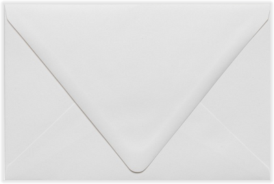 White Recycled 32lb A9 Contour Flap Envelopes (5 3/4 x 8 3/4)
