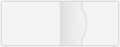 White Semi-Gloss 16pt C2S 2 3/4 x 3 3/4 One Pocket Key Card Holders with 2 1/4 Inch Pocket
