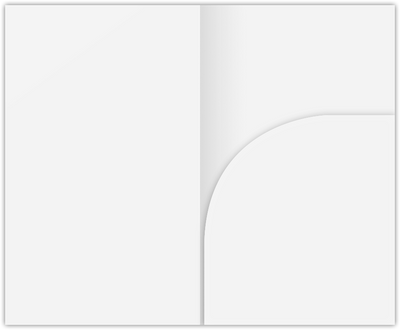 White Semi-Gloss 16pt C2S 2 3/4 x 4 1/2 One Curved Pocket Key Card Holders with 3 Inch Pocket