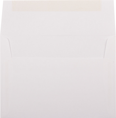 White Linen 32lb Strathmore A7 Invitation Premium Envelopes (5 1/4 x 7 1/4)