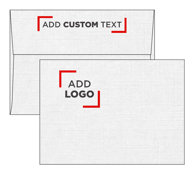 White Linen 32lb Strathmore A7 Invitation Premium Envelopes (5 1/4 x 7 1/4)
