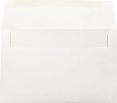 Premium White 32lb A10 Invitation Envelopes (6 x 9 1/2)