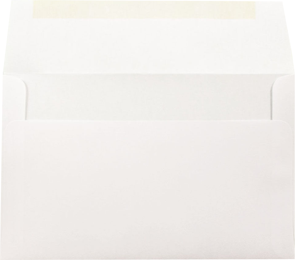 Premium White 32lb A10 Invitation Envelopes (6 x 9 1/2)
