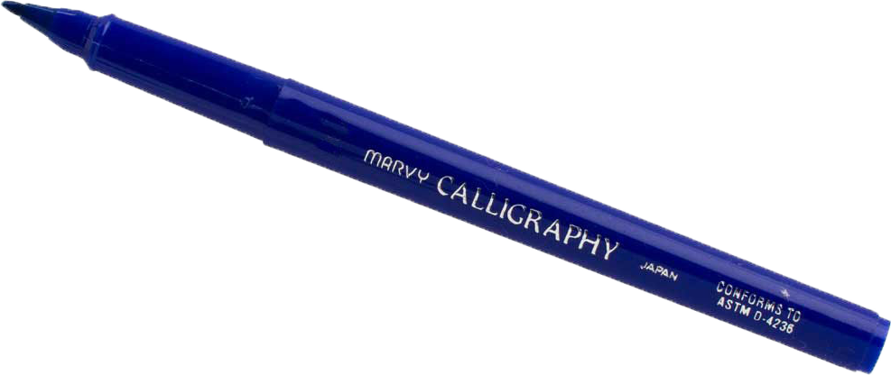Blue Calligraphy Pen 3.5