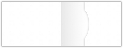 White Semi-Gloss 18pt C1S 2 3/4 x 3 3/4 One Pocket Key Card Holders with 2 1/4 Inch Pocket