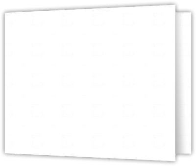 White Semi-Gloss 18pt C1S 2 3/4 x 3 3/4 One Pocket Key Card Holders with 2 1/4 Inch Pocket