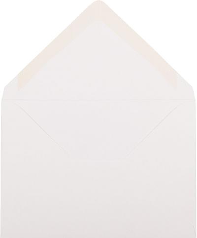White Laid 80lb A7 V Flap Envelopes (5 1/4 x 7 1/4)